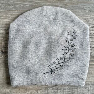 Jeweled Wool Blend Beanie